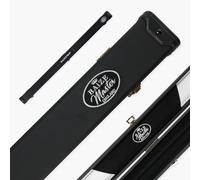 Plain Black Deluxe 1 Piece Snooker and Pool Cue Case for 51 Inch Cues
