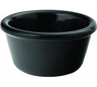Plain Black Melamine Ramekin 4oz (12cl) - Pack Size: 1 x 12