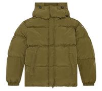 Plain Black Padded Hooded Jacket Diesel Green L