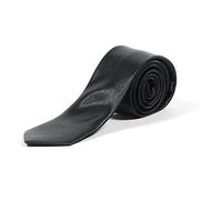Plain Black Skinny Tie - Retro