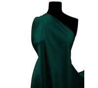 Plain Budget Satin Silky Fabric Lightweight Dress Material - Dress Fabric, Bridal Use, Costumes, Crafting, Draping, Decoration & Swagging l 60" - 150cm Wide | Sold by The Metre (Teal Green, 1 Metre)