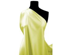 Plain Budget Satin Silky Fabric Lightweight Dress Material - Dress Fabric, Bridal Use, Costumes, Crafting, Draping, Decoration & Swagging l 60" - 150cm Wide | Sold by The Metre (Cream, 1 Metre)