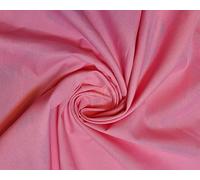 Plain Candy Pink Polycotton Fabric for Dressmaking, Art & Craft, Sewing, Quilting | 45'' - 115 cm Wide| Precut Length 3m
