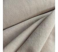 Plain Canvas Fabric Neutral Beige Colour Cotton Linen Blend Per Metre 150cm Wide