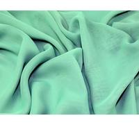 Plain Chiffon Dress Fabric Emerald Green - per metre