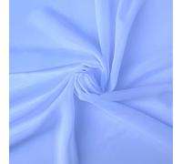 Plain Chiffon Sheer Soft Polyester Lightweight Summer Woven Dressmaking Draping Fabric Material | 60" - 150 cm Wide | Sold per Metre (White)