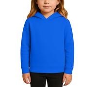 Plain Color Basic Hoodie Jumper for Kids Long Sleeve Simple Cotton Pullover Hoodie Girls Back to School Hooded Sweatshirt Durable Fashion School Wear (BU2, 13-14 Years)