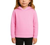 Plain Color Boys Hoodies Boys Girls Cotton School Season Hoodies Jacket Kids Warm Hoody Hooded Long Sleeve Pullover Sweatshirt Outerwear Kids Jumper Top for Sports Preppy Clothes (Pink, 3-4 Years)