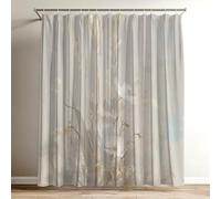 Plain Color Shower Curtain Extra Long Shower Curtain 120 x 150 cm / 47 x 59 inch, Soft Polyster Fabric, Quick Dry, 3D HD Printed Includes 12 Plastic Hooks, Durable Bathroom Curtains Tub Flower Wy-182