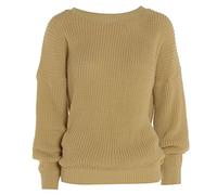PLAIN COLOUR BAGGY JUMPER, Camel, UK 12-14