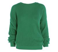 PLAIN COLOUR BAGGY JUMPER, Green, UK 12-14