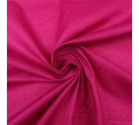 Plain Coloured Budget Polycotton Fabric Dress Craft Costume Lining Poly Cotton (1 Metre, Magenta Pink 7504)