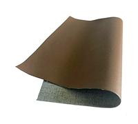Plain Coloured Faux PU Fabric Backed Leather Sheets A4 Bows Crafts Code # 374 (13 - Brown Plain Faux Leather A5)