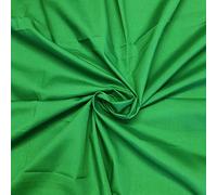 Plain Coloured Polycotton Fabric by The Metre 114cm Wide 46 Colours with Discounts - Colour 21 - Grass Green - Fat Quarter