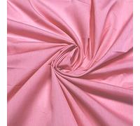 Plain Coloured Polycotton Fabric by The Metre 114cm Wide 46 Colours with Discounts - Colour 51 - Candy - Fat Quarter