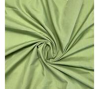 Plain Coloured Polycotton Fabric by The Metre 114cm Wide 46 Colours with Discounts - Colour 54 - Light Olive - Half METRE