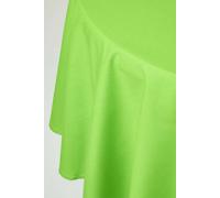 Plain Cotton Round Tablecloth, 178 cm Homescapes Lime One Size