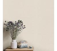 Plain Cream Beige Wallpaper Natural Linen Textured Vinyl Paste The Wall Bedroom