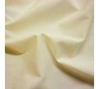 Plain Cream Polycotton Fabric (Per Metre)