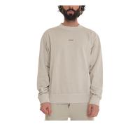 Plain Crewneck Sweatshirt with Logo - male - Boss - Sweatshirts - Beige - L - Sweatshirts & Hoodies L