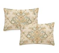 Plain Cushions Waterproof Rectangular Cushion Covers 50x70 cm 2025 New 2 Pack Throw Pillow Covers Northern Europe Double Sided Printed Velvet Sofa Pillow Cases for Garden Bench Autumn Decor z-884