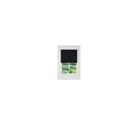 Plain Daylight Roller Blind 165cm Drop x 50cm Black - Light-Filtering, 100% Polyester, Easy-Cut, Fittings Included
