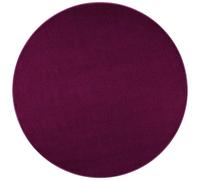THE RUGS Plain Design Rug Polypropylene Durable with 0.85 cm Pile Height in Purple | Size: 200 cm diameter THE RUGS Purple 200 cm diameter