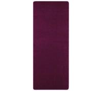 THE RUGS Plain Design Rug Polypropylene Durable with 0.85 cm Pile Height in Purple | Size: 80 cm x 300 cm THE RUGS Purple 80 cm x 300 cm