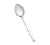 Plain Dessert Spoon Stainless Steel 18cm Silver Pack of 12