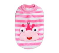 Plain Dog Clothes with Featuring a Printed Pattern, Winter Thick Warm Vest, Warming & Comfortable Winter Vest, Stylish, Lightweight Clothing with Crew Neck, for Puppies and (Multicoloured, S)