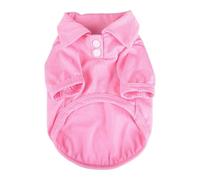 Plain Dog Clothing T-Shirt, Pet Dog Soft and Breathable Clothing, Stylish Elegant Spring Coat, Gifts for Small and Medium Dogs (Pink, XL)
