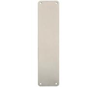 Plain Door Finger Plate 350 X 75mm Satin Stainless Steel Push Plate