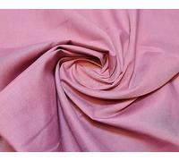 Plain Dusty Pink Polycotton Fabric for Dressmaking, Art & Craft, Sewing, Quilting | 45'' - 115 cm Wide| Precut Length 5m