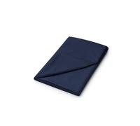 Helena Springfield Plain Dye, 50/50 Percale, Double Flat Sheet, Navy