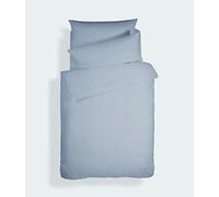 Plain Dyed Cotton Percale Denim 200TC Flat Sheet 180 x 280 cm