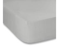 Plain Dyed Dark Grey Fitted Sheet 150x200 100% Cotton Percale