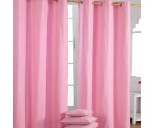 Plain Dyed Heavy Cotton Curtain Eyelet Ready Made Ring Top White, Blue, Grey