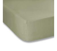 Plain Dyed Military Green Fitted Sheet 180x200 100% Cotton Percale