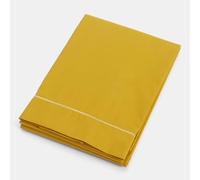 Plain Dyed Mustard Flat Sheet 210 x 280