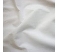 Plain Dyed Poplin Quality White Polycotton Fabric (Per Metre)