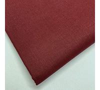 Plain Extra Wide Burgundy 100% Cotton Craft Sheeting Quilting Lining Draping Bunting Woven Dress Fabric Material | 60" - 150 cm Wide | per Metre