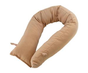 Plain Fabric Draught Excluder Hollowfibre Polyester Filled Door Windows Draught Stopper Door - Window Draft Guard Energy Saver Beige