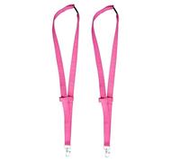 Plain Fabric Pen Lanyards, Lanyards with Pen and Glasses Holder, Anti-Lost Lanyard Pen Holder for Teacher Student Office Worker (Pink)