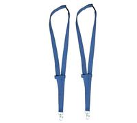 Plain Fabric Pen Lanyards, Lanyards with Pen and Glasses Holder, Anti-Lost Lanyard Pen Holder for Teacher Student Office Worker (Blue)