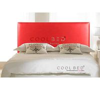 PLAIN FAUX LEATHER CHESTERFIELD HEADBOARD FOR DIVAN BED IN 20" AND 26" HEIGHT (SINGLE - 3FT, RED - 26" Inches)