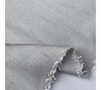 Plain Faux Poly Dupion Silk Bridal Dress Upholstery Cushion Slubbed Textured 100% Polyester Extra Wide Fabric Material | 60" - 150 cm Wide (per Metre, Silver)