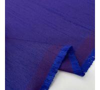Plain Faux Poly Dupion Silk Bridal Dress Upholstery Cushion Slubbed Textured 100% Polyester Extra Wide Fabric Material | 60" - 150 cm Wide (per Metre, Shot Purple)