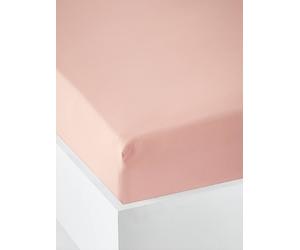 Plain Fitted Sheet for Baby pale pink