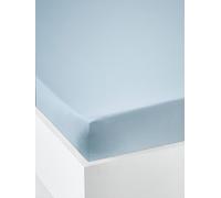 Plain Fitted Sheet for Children blue medium solid