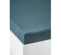 Plain Fitted Sheet for Children dark blue
